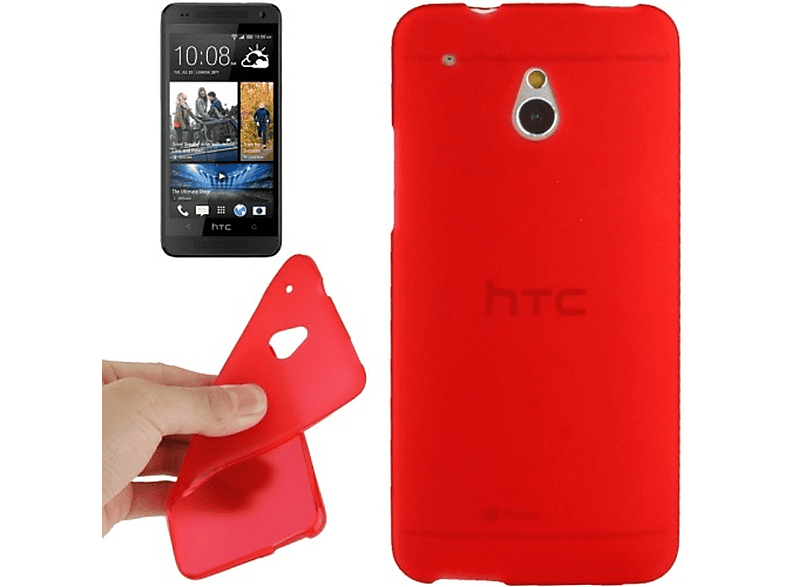 KÖNIG DESIGN Handyhülle, Backcover, HTC, One Mini, Rot | Backcover
