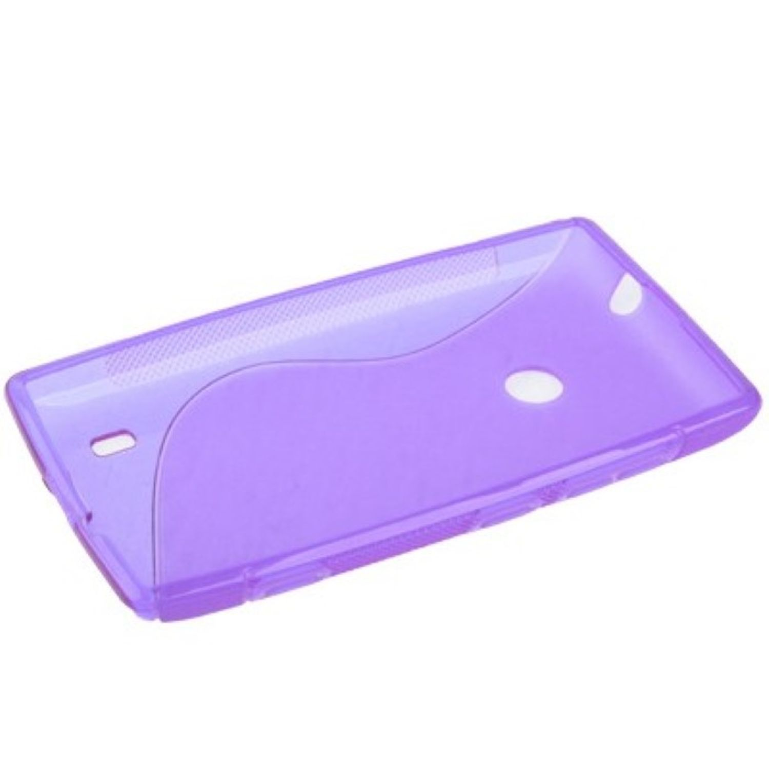 Handyhülle, Lumia Nokia, DESIGN Backcover, 520, Violett KÖNIG