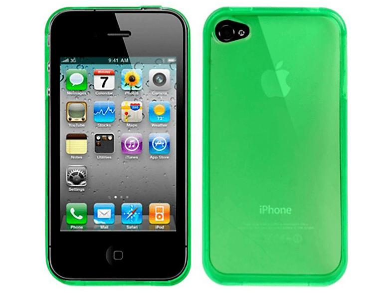4 Apple, KÖNIG 4s, Mehrfarbig Handyhülle, / iPhone DESIGN Backcover,