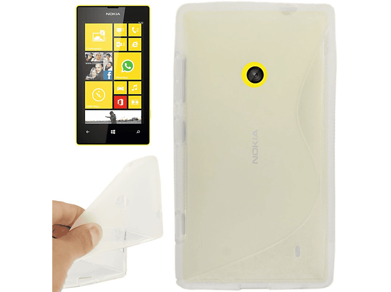 KÖNIG DESIGN Handyhülle, Backcover, Nokia, Lumia 520, Transparent