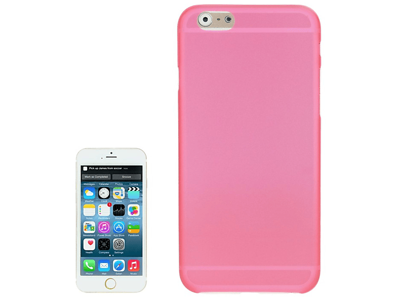 6 6s, DESIGN iPhone KÖNIG / Apple, Rot Backcover, Handyhülle,