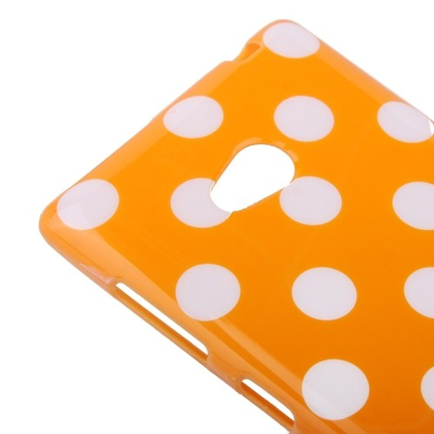 KÖNIG DESIGN 720, Orange Backcover, Lumia Handyhülle, Nokia