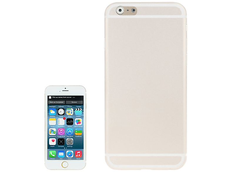 KÖNIG DESIGN 6s, Transparent / Apple, Handyhülle, Backcover, 6 iPhone