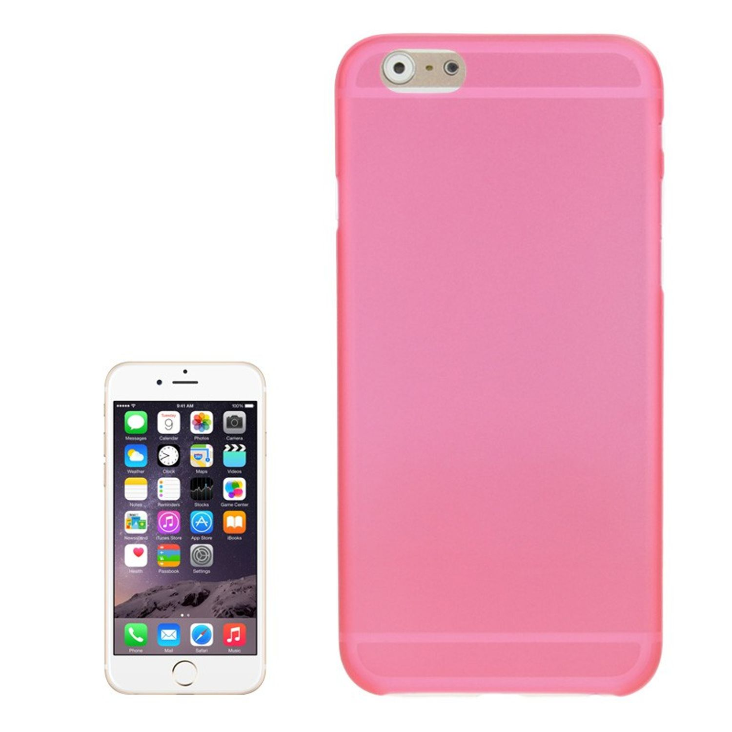 IPhone Rosa 6 Handyhülle, KÖNIG DESIGN Plus Backcover, Apple, 6s Plus, /