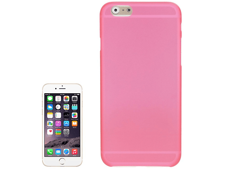 KÖNIG DESIGN Handyhülle, 6s Plus / IPhone Plus, 6 Backcover, Rosa Apple