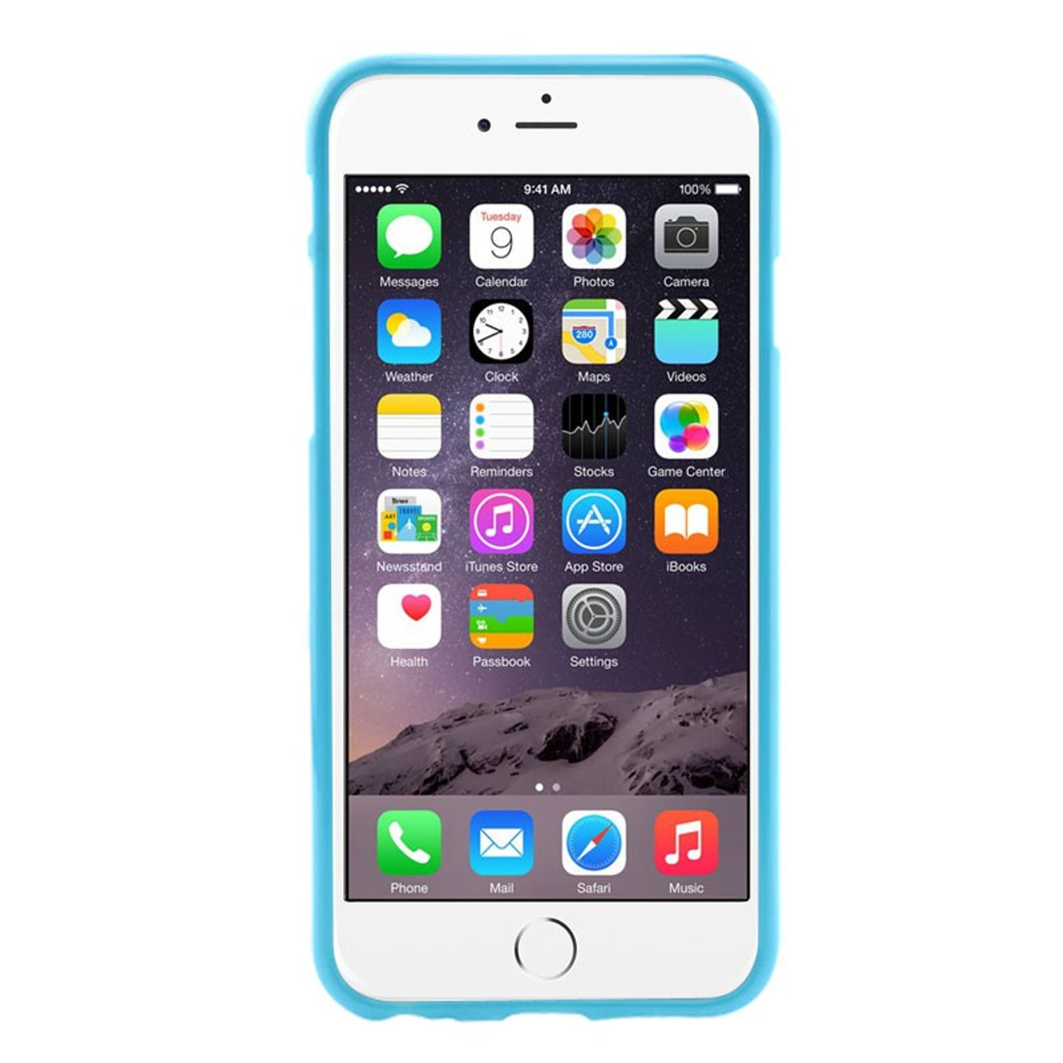 DESIGN / 6s, Handyhülle, Backcover, Blau iPhone KÖNIG Apple, 6