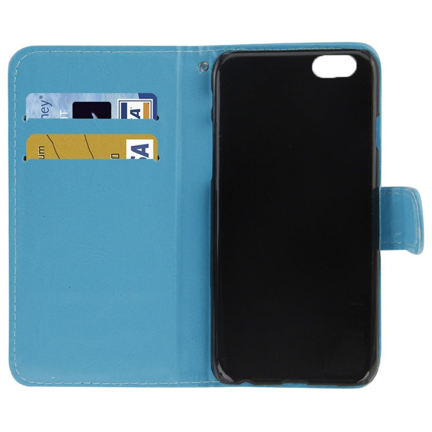 Blau Plus, Apple, KÖNIG 6 IPhone Backcover, DESIGN Plus 6s Handyhülle, /