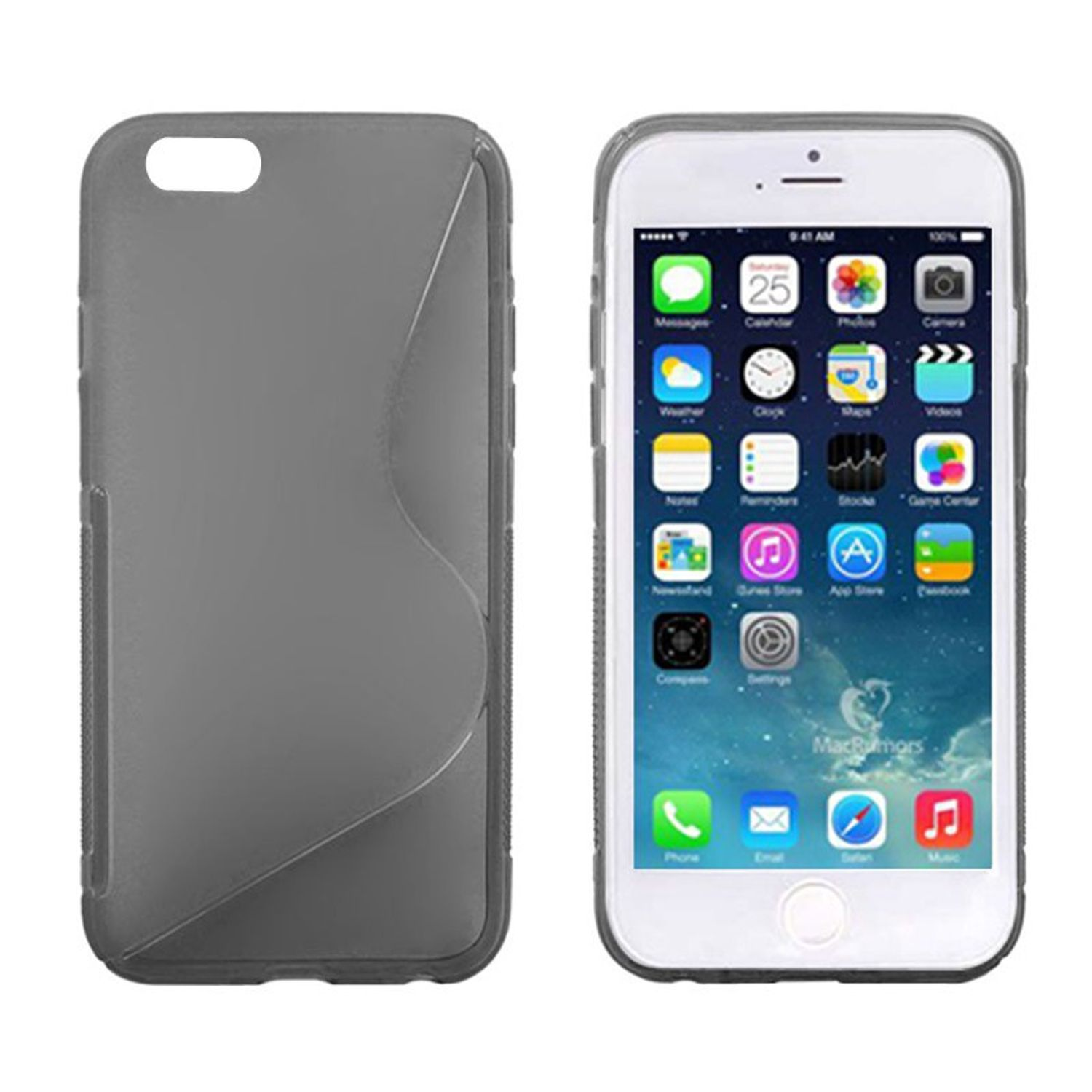 Apple, 6 iPhone KÖNIG Grau 6s, Backcover, / Handyhülle, DESIGN