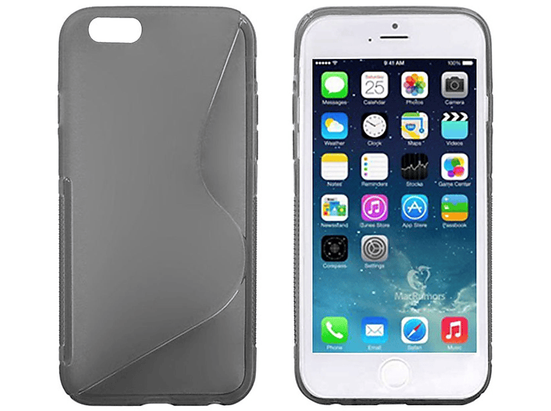 Apple, iPhone 6s, Handyhülle, / Backcover, Grau 6 DESIGN KÖNIG