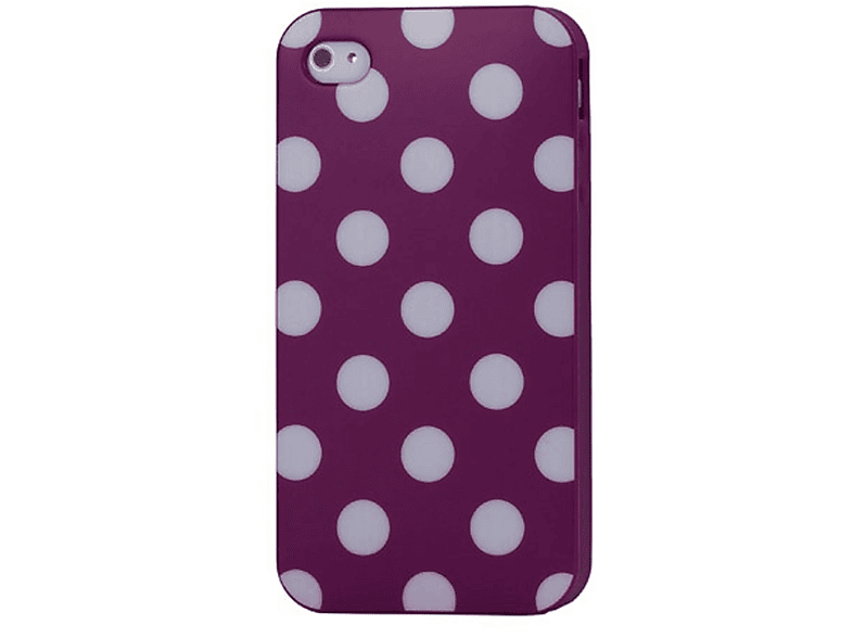 KÖNIG DESIGN Handyhülle, Backcover, Violett iPhone Apple, / 4s, 4
