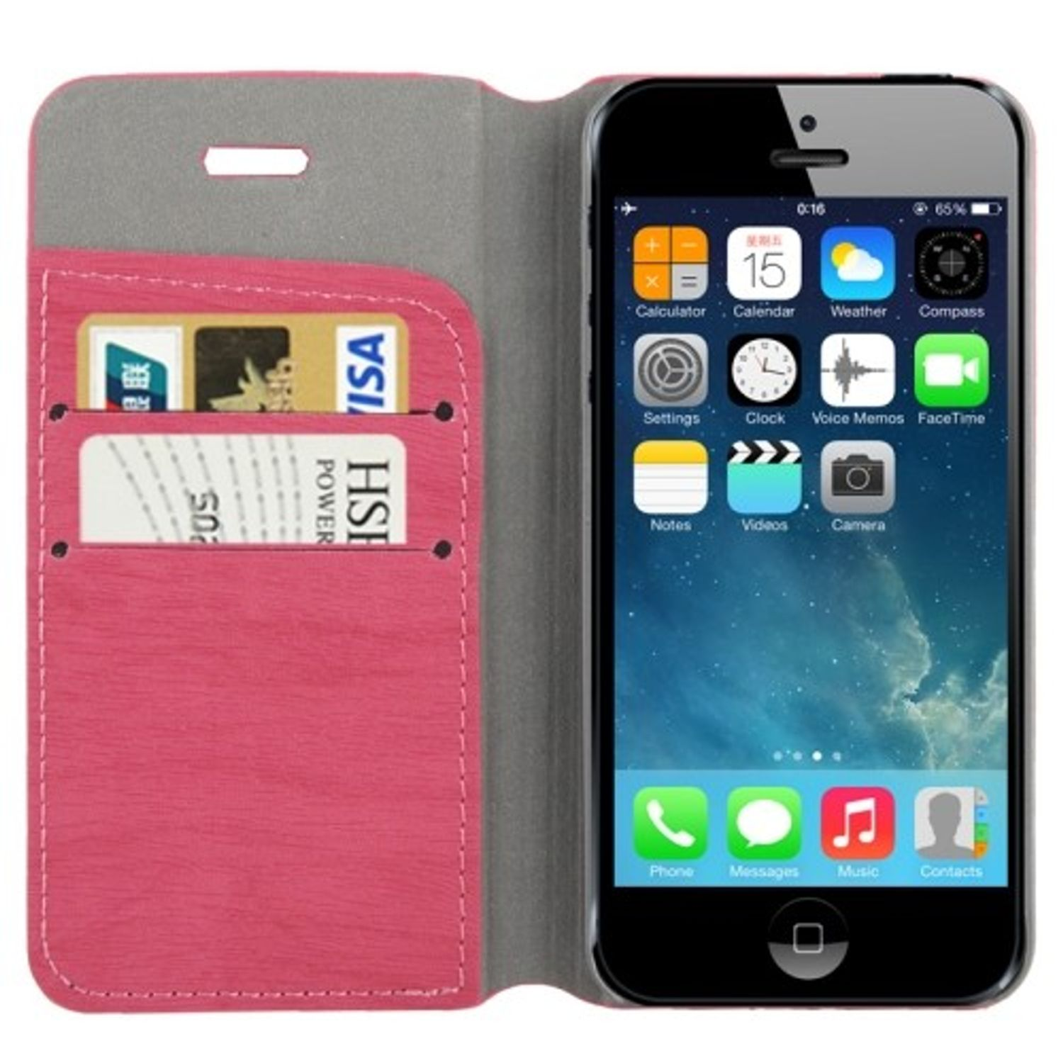 KÖNIG DESIGN Handyhülle, Backcover, / Rosa SE, Apple, 5s / iPhone 5