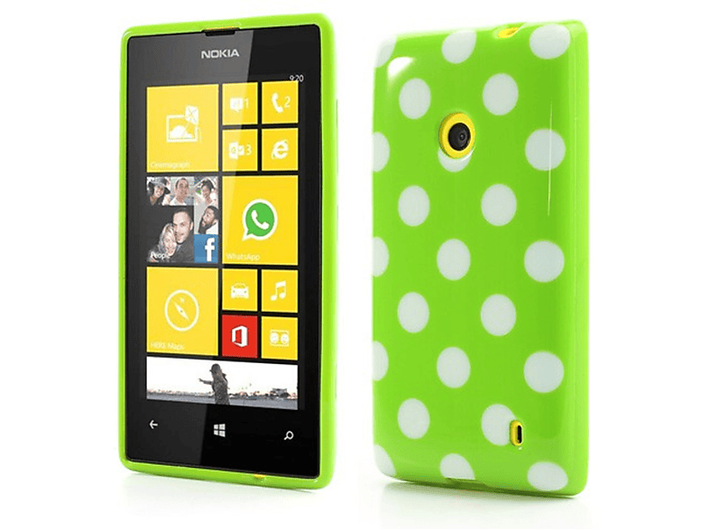 KÖNIG DESIGN Handyhülle, Backcover, Nokia, Grün Lumia 520