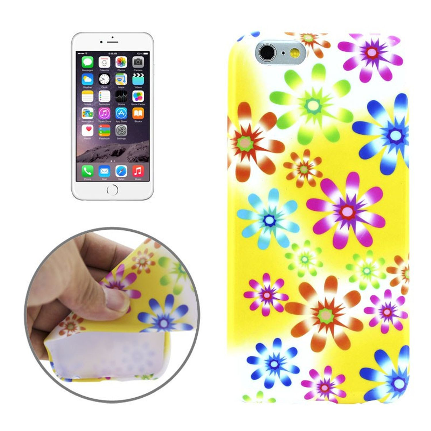 KÖNIG DESIGN 6 / Mehrfarbig Apple, Backcover, iPhone 6s, Handyhülle
