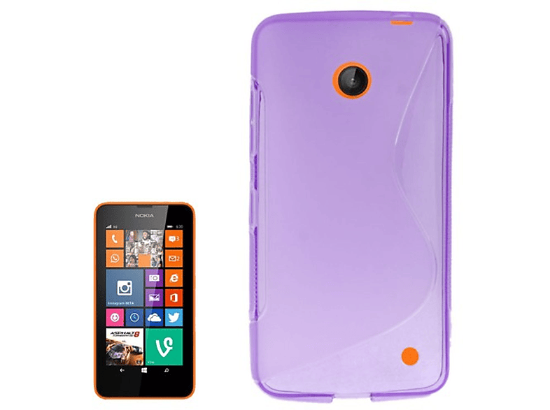 KÖNIG DESIGN Handyhülle, Backcover, Nokia, Lumia 630, Violett