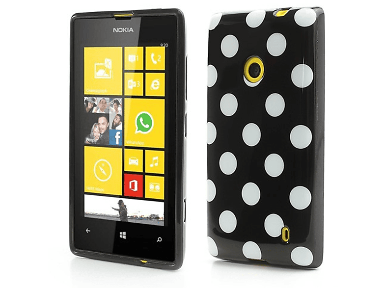 Handyhülle, Schwarz Backcover, Lumia 520, Nokia, DESIGN KÖNIG