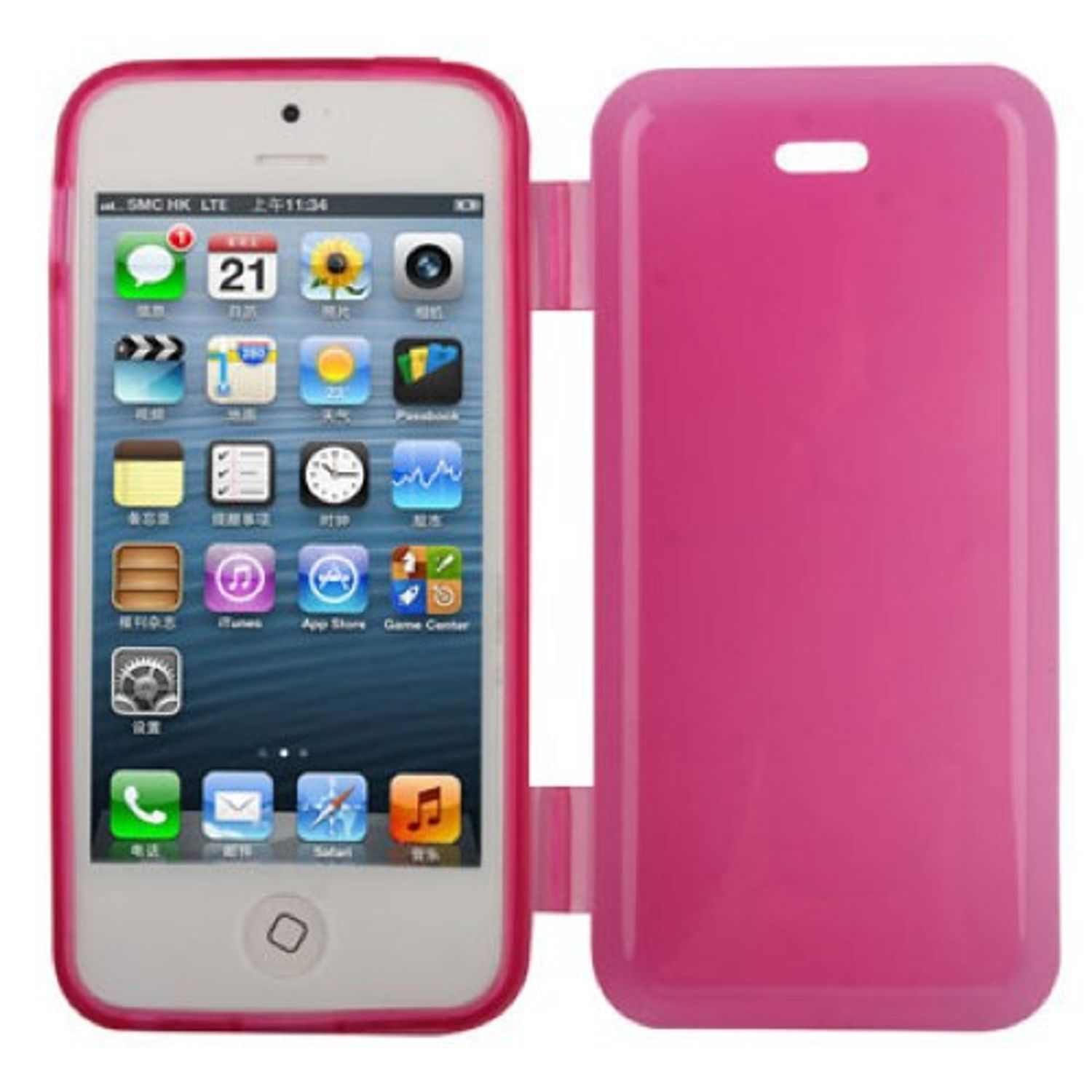 KÖNIG DESIGN Apple, Backcover, / iPhone SE, Rosa 5 5s Handyhülle, 