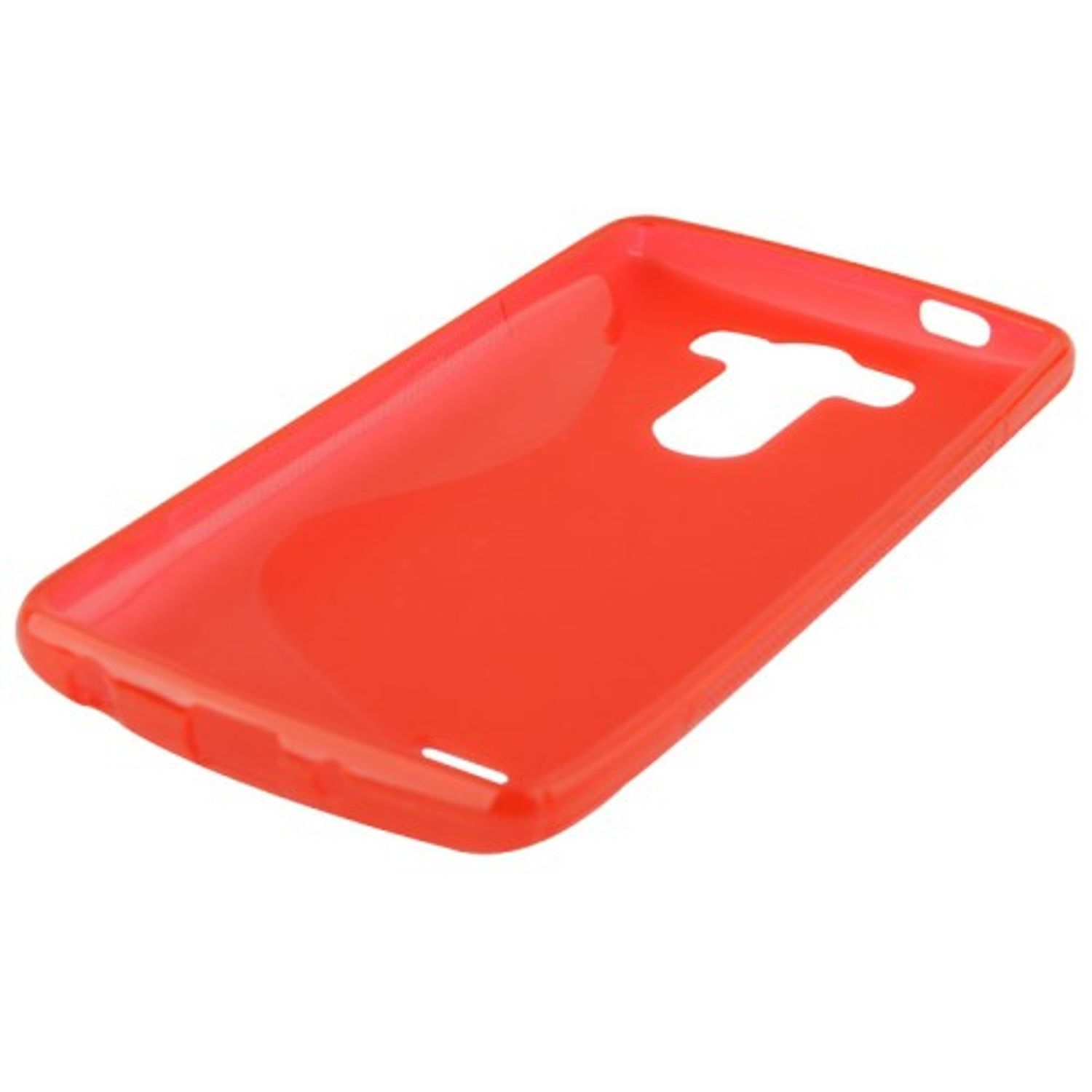 LG, Handyhülle, DESIGN Rot KÖNIG G3 Backcover, mini,
