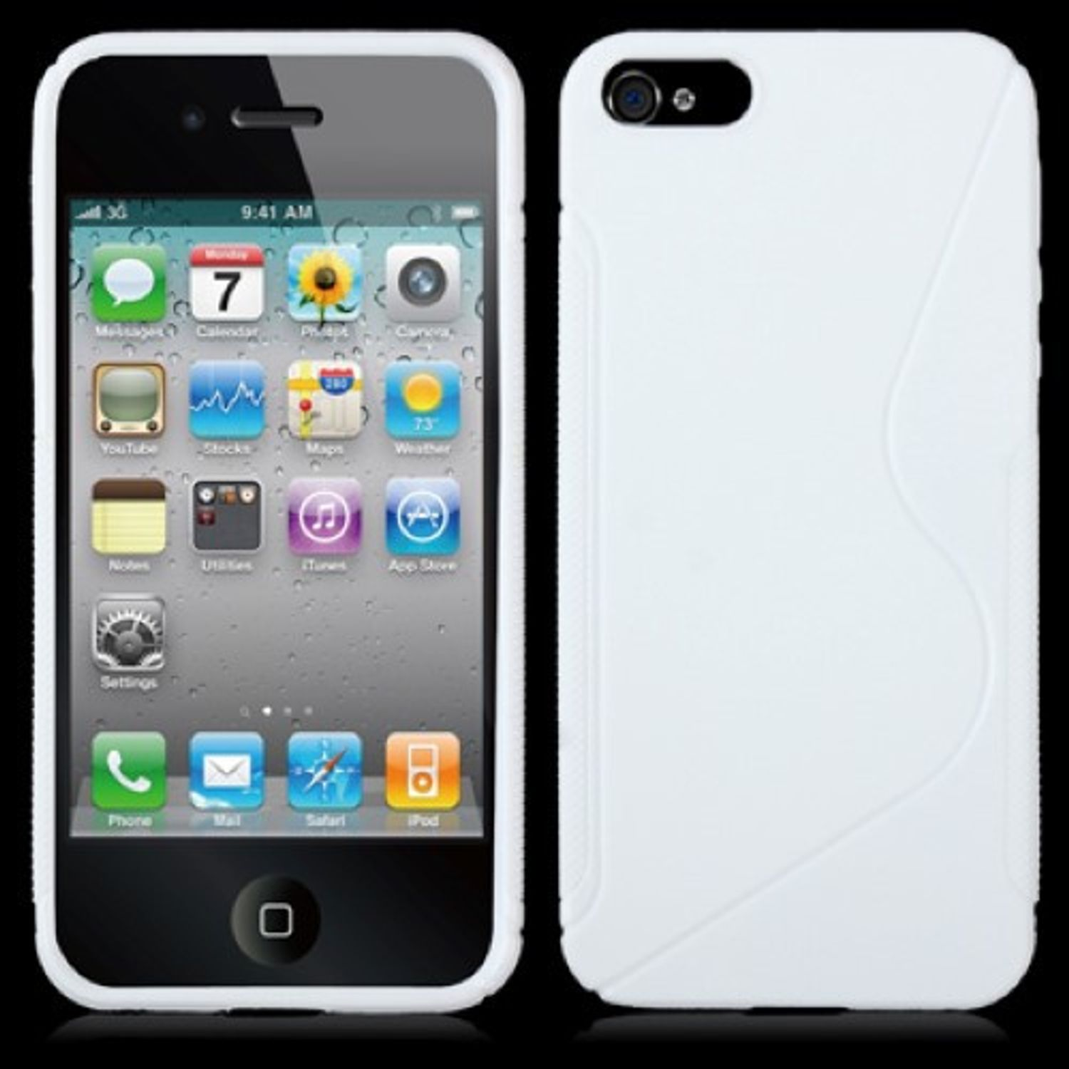 Apple, 5 KÖNIG Handyhülle, Backcover, Weiß DESIGN SE, iPhone 5s / /