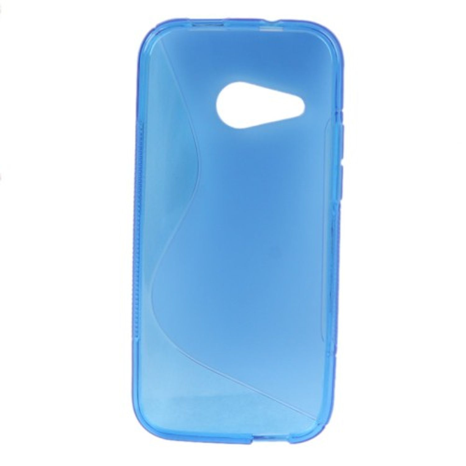 HTC, KÖNIG One mini 2, Blau Handyhülle, DESIGN Backcover,