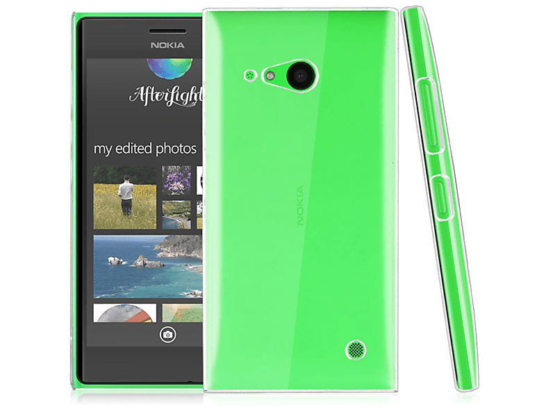 KÖNIG DESIGN Handyhülle, Backcover, Nokia, Lumia 730, Transparent