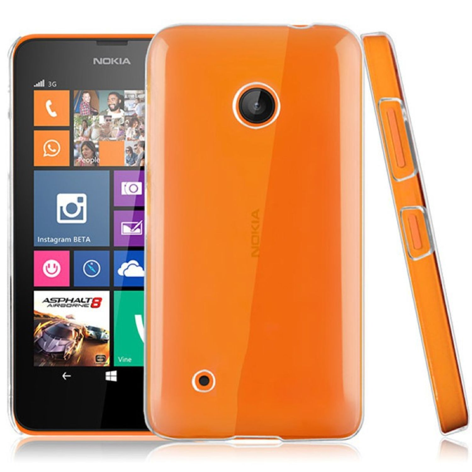 KÖNIG DESIGN Backcover, Handyhülle, Transparent Lumia Nokia, 530