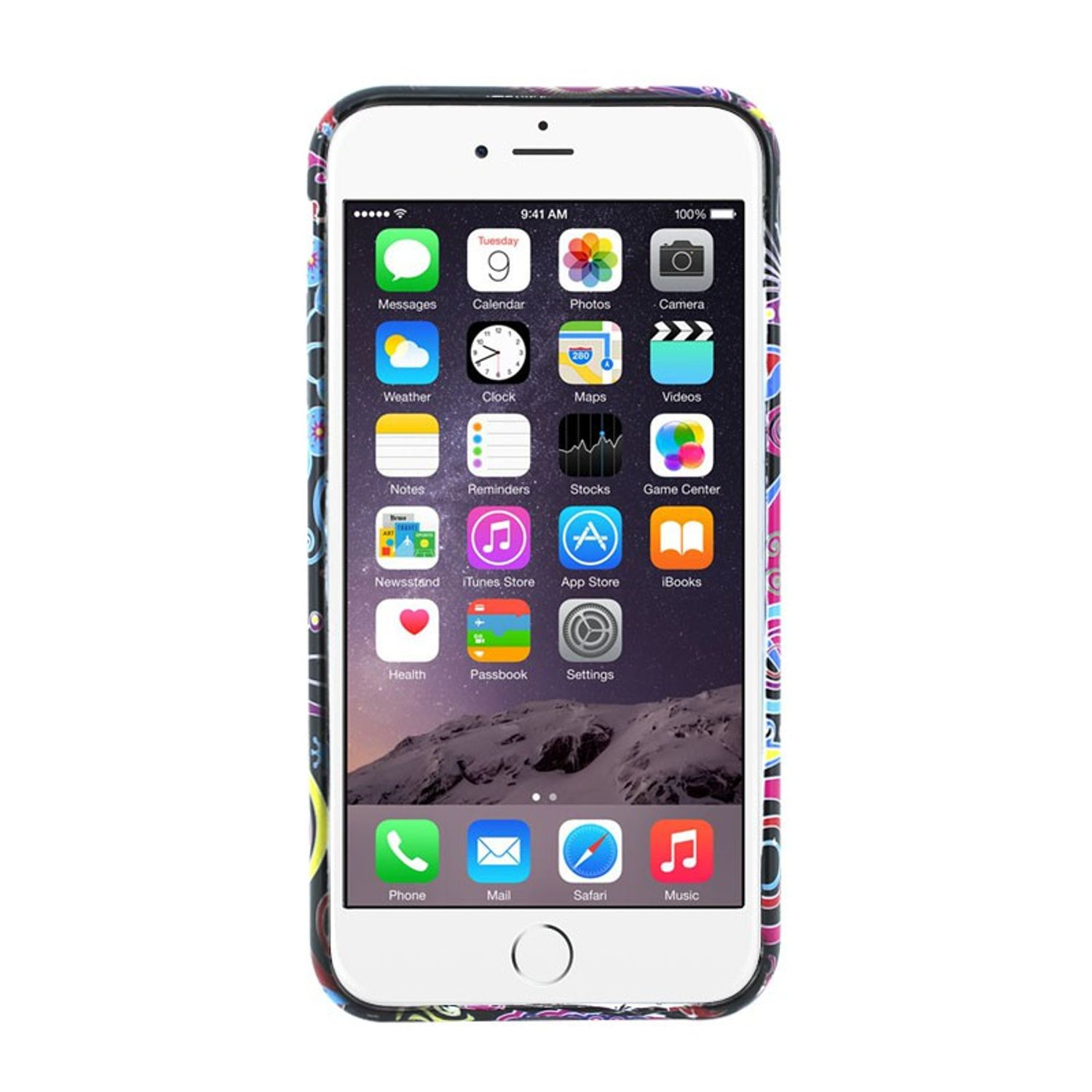 iPhone Handyhülle, KÖNIG DESIGN Backcover, Mehrfarbig 6 6s, / Apple,