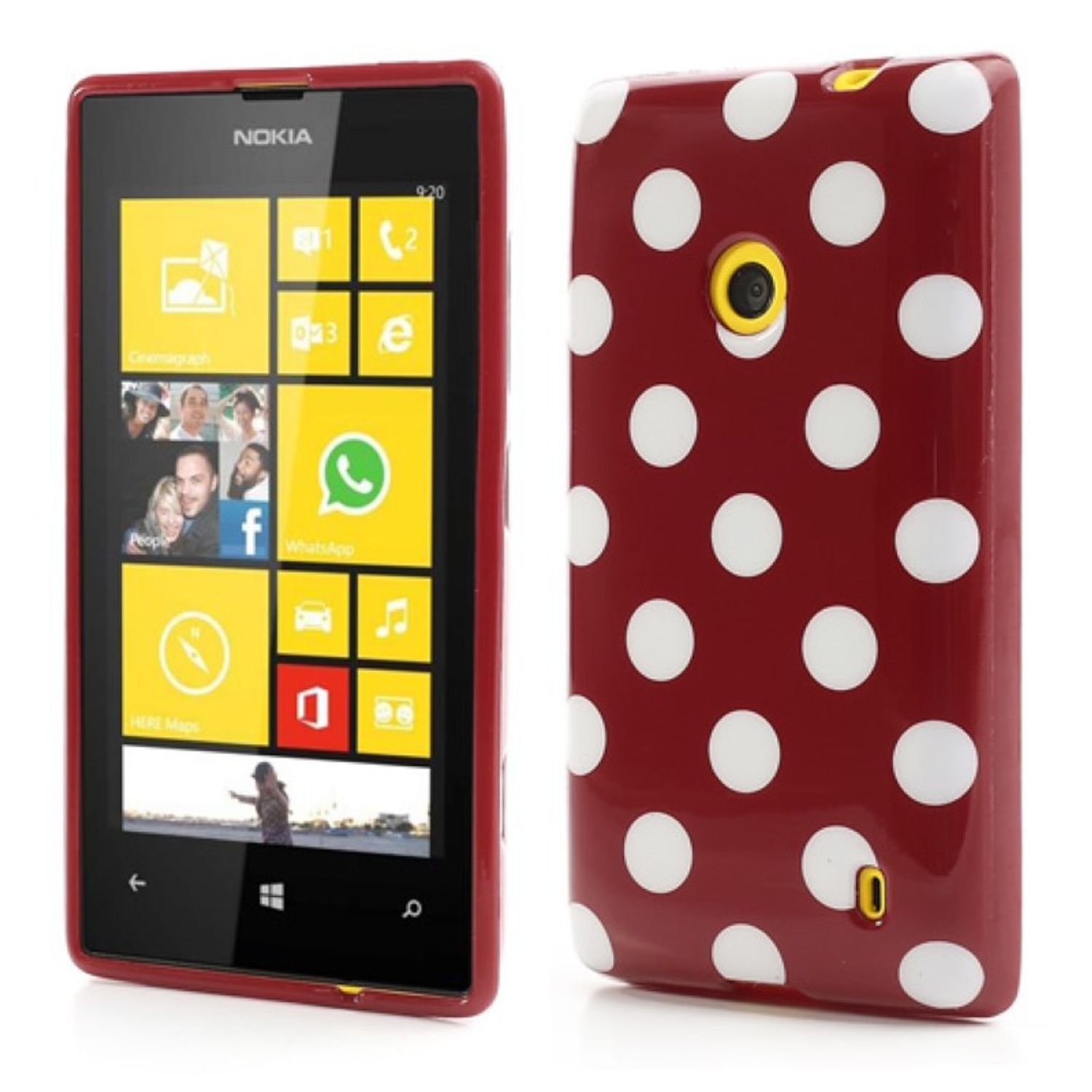 KÖNIG DESIGN Rot Nokia, Handyhülle, 520, Backcover, Lumia