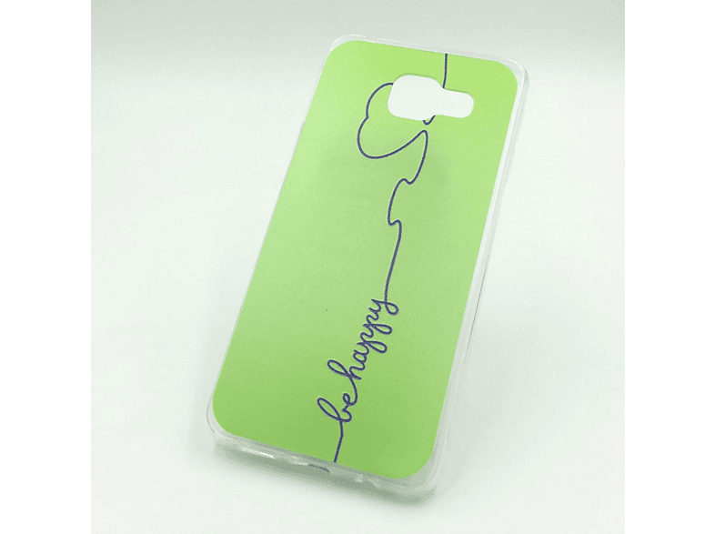 (2016), Handyhülle, DESIGN Grün KÖNIG Backcover, A3 Galaxy Samsung,