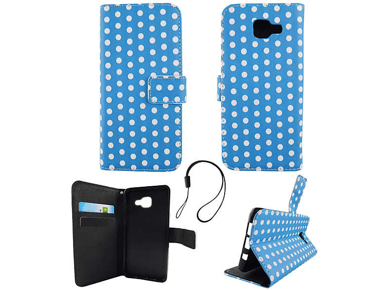 KÖNIG DESIGN Handyhülle, Backcover, Samsung, Galaxy A5 (2016), Blau