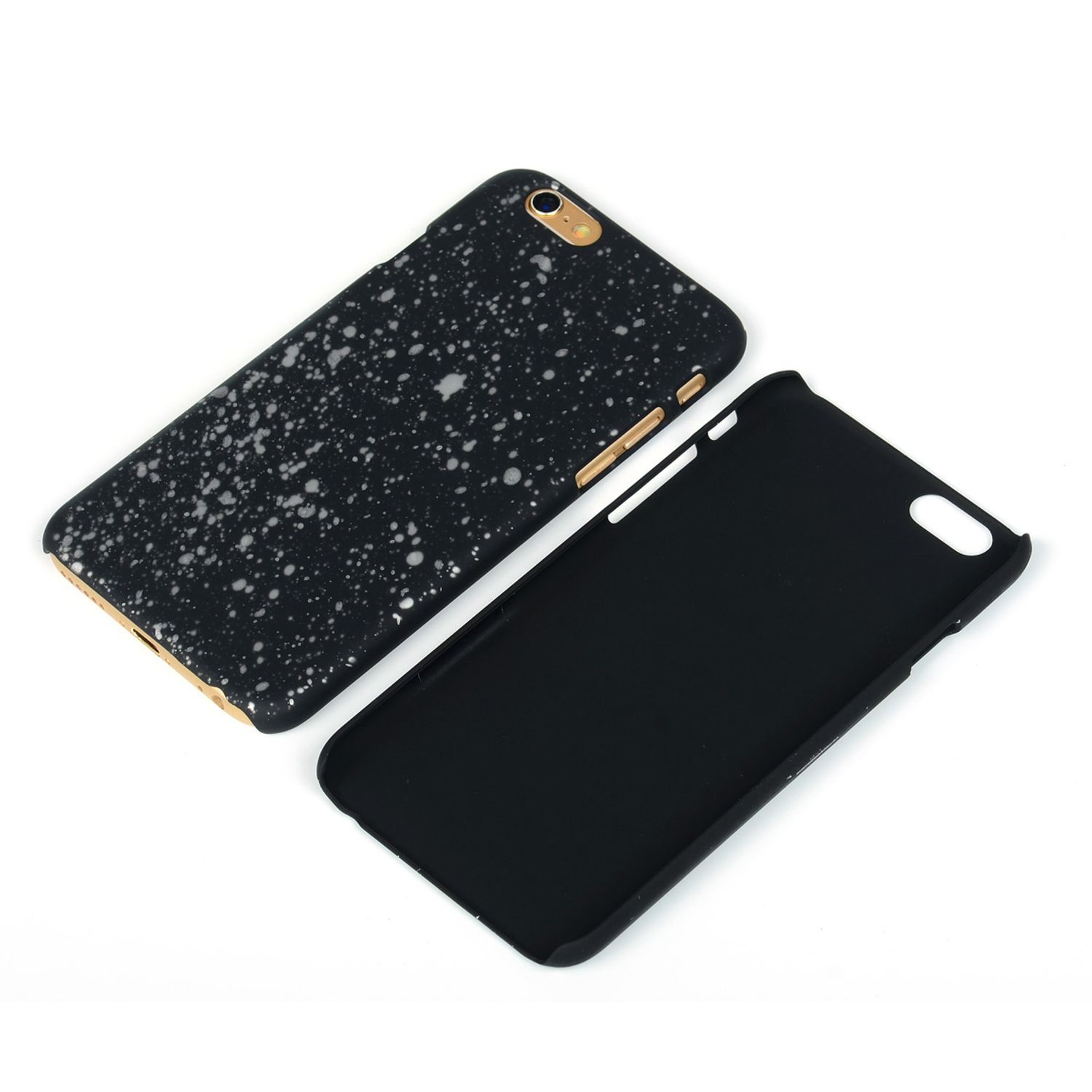 Plus, DESIGN Handyhülle, Apple, 6s Backcover, Plus Schwarz / 6 IPhone KÖNIG