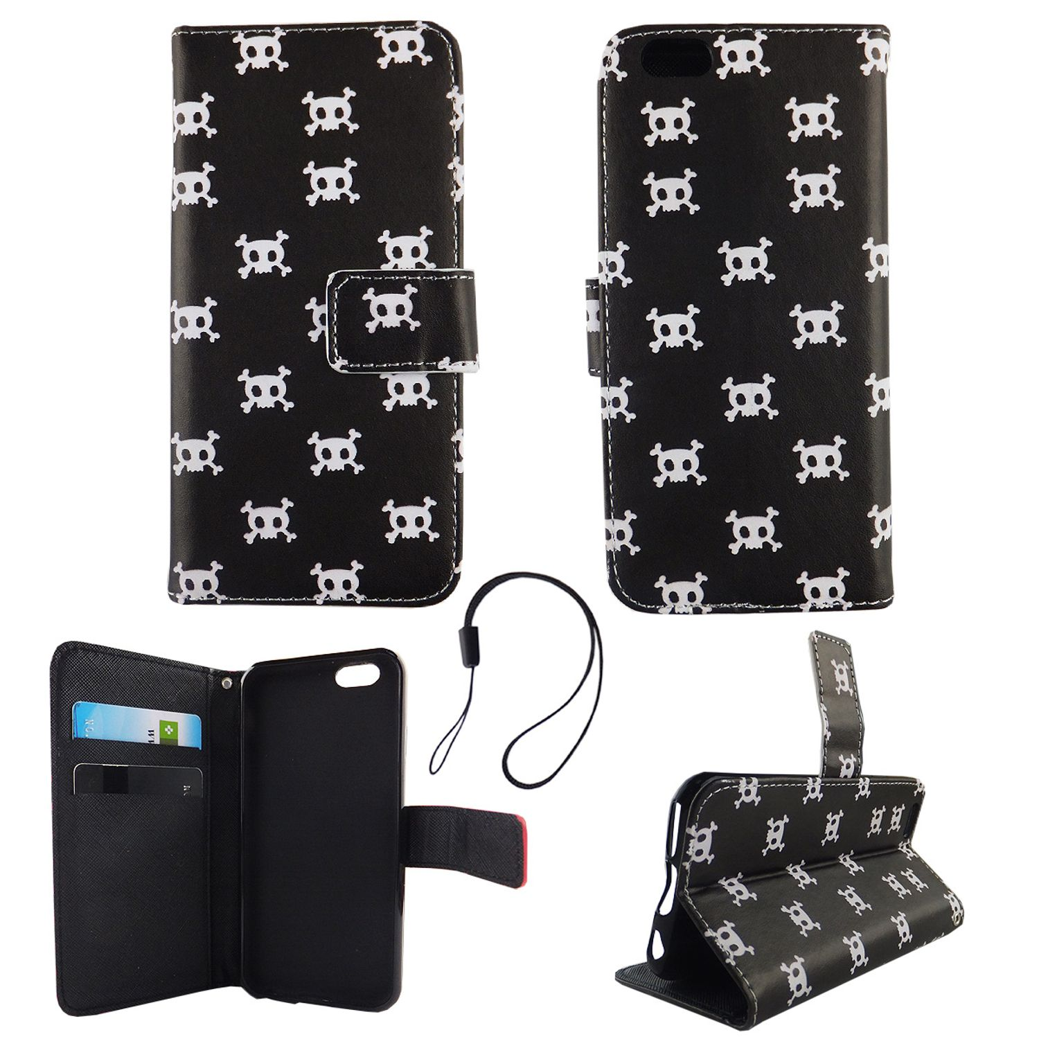 Schwarz 6s, iPhone Backcover, 6 KÖNIG Handyhülle, Apple, DESIGN /