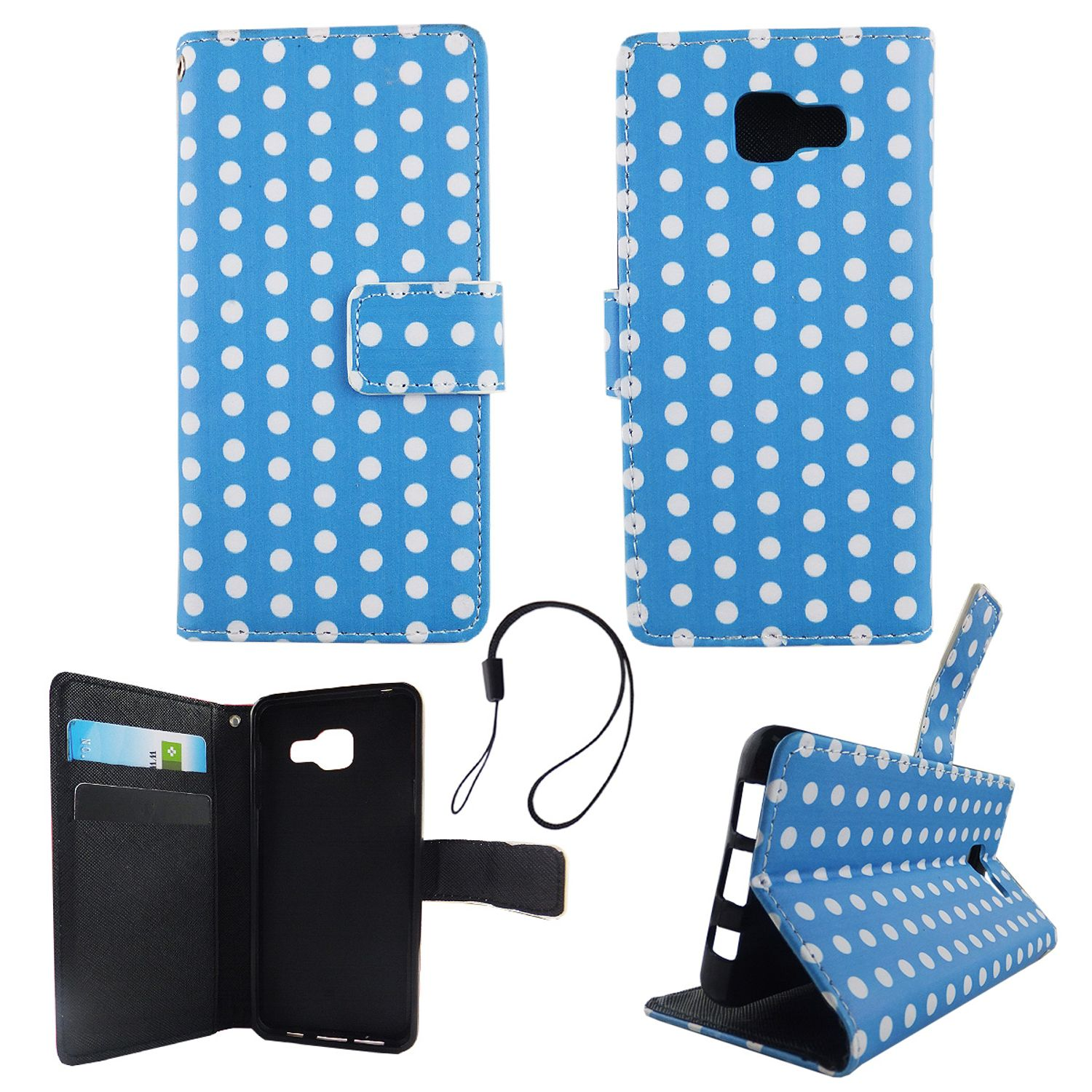 Samsung, DESIGN A3 Blau Handyhülle, Galaxy KÖNIG Backcover, (2016),