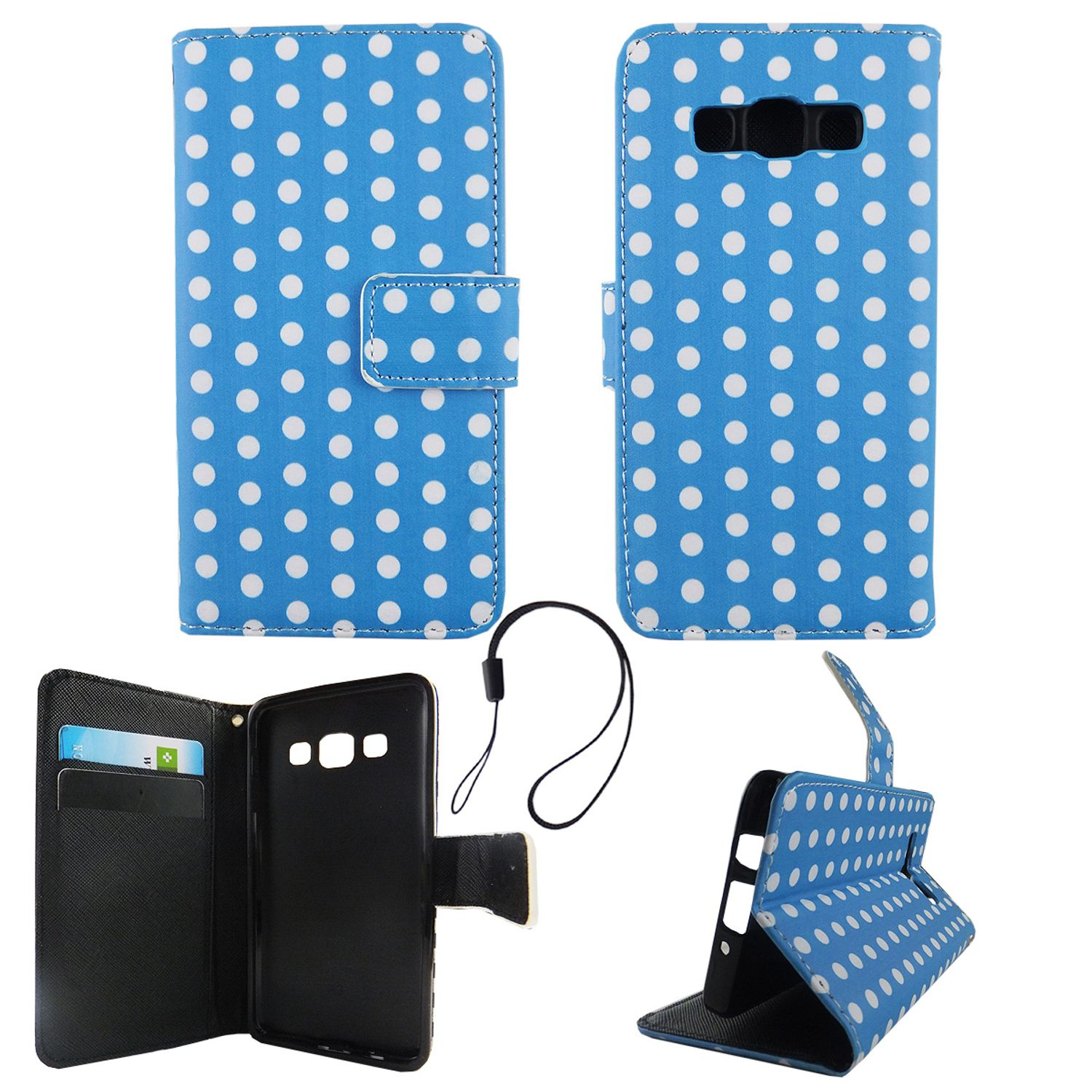 Galaxy Handyhülle, DESIGN Backcover, Samsung, Blau KÖNIG (2015), A3