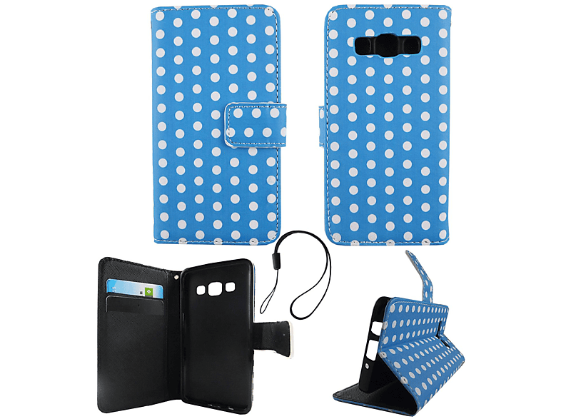 KÖNIG DESIGN Handyhülle, Backcover, Samsung, Galaxy A3 (2015), Blau