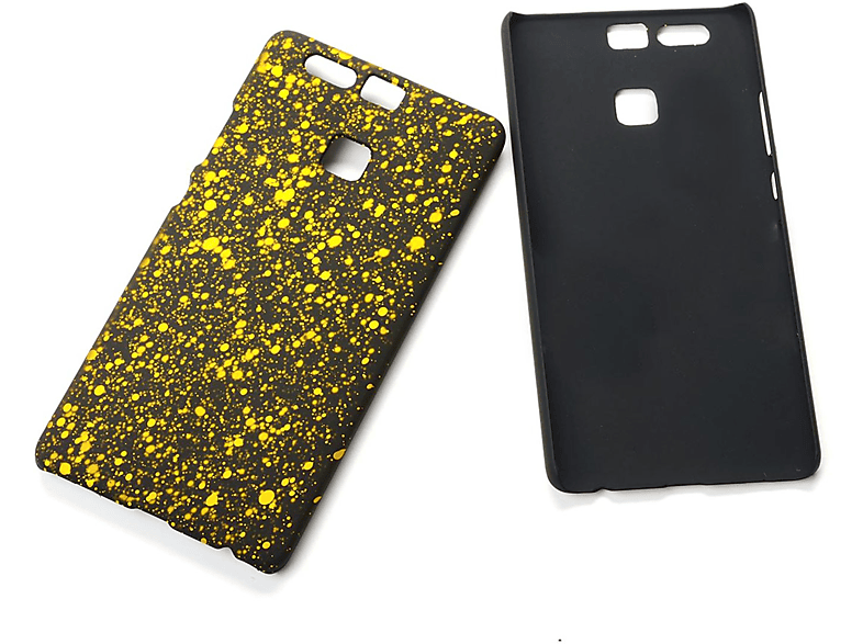 DESIGN Huawei, P9, Backcover, Schwarz Handyhülle, KÖNIG