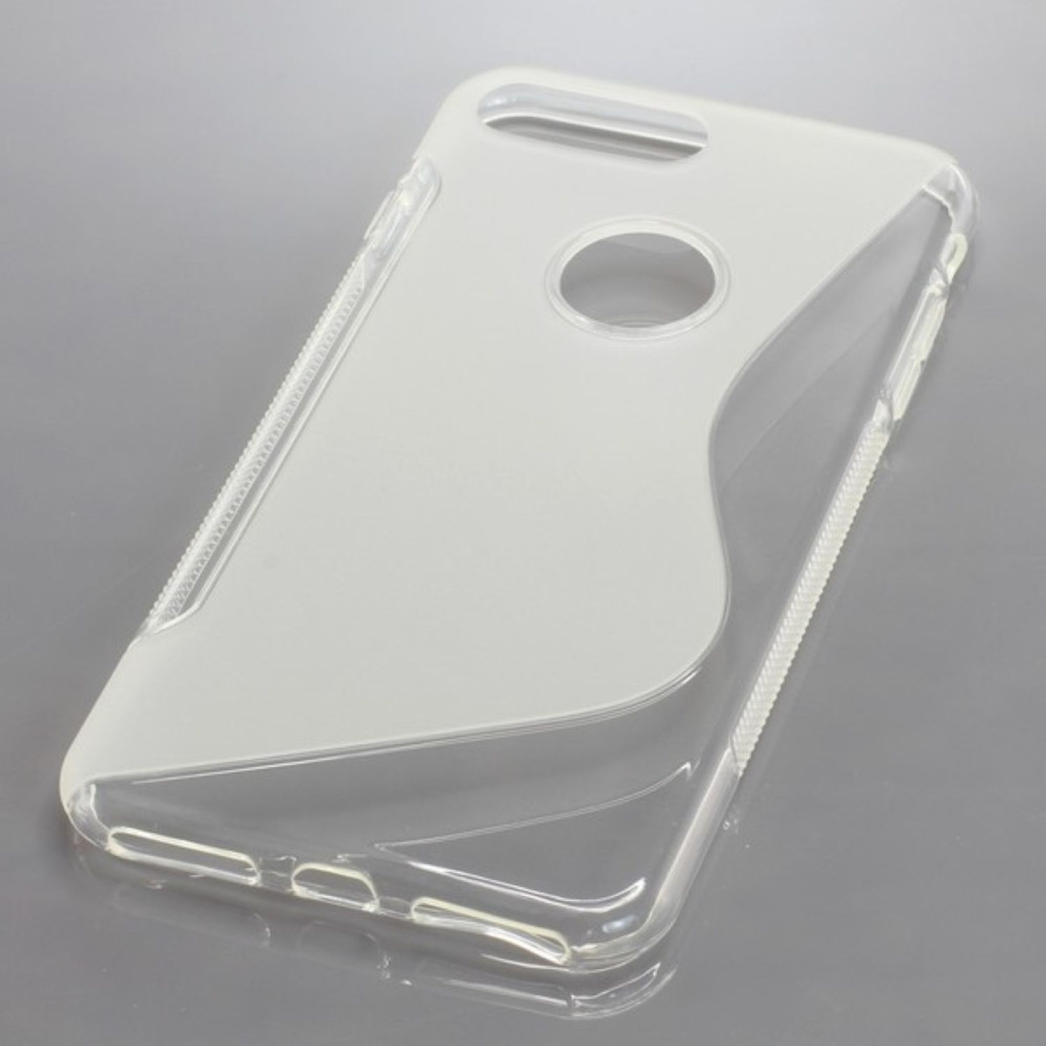 KÖNIG DESIGN Handyhülle, Plus, iPhone Transparent Backcover, Plus / Apple, 8 7