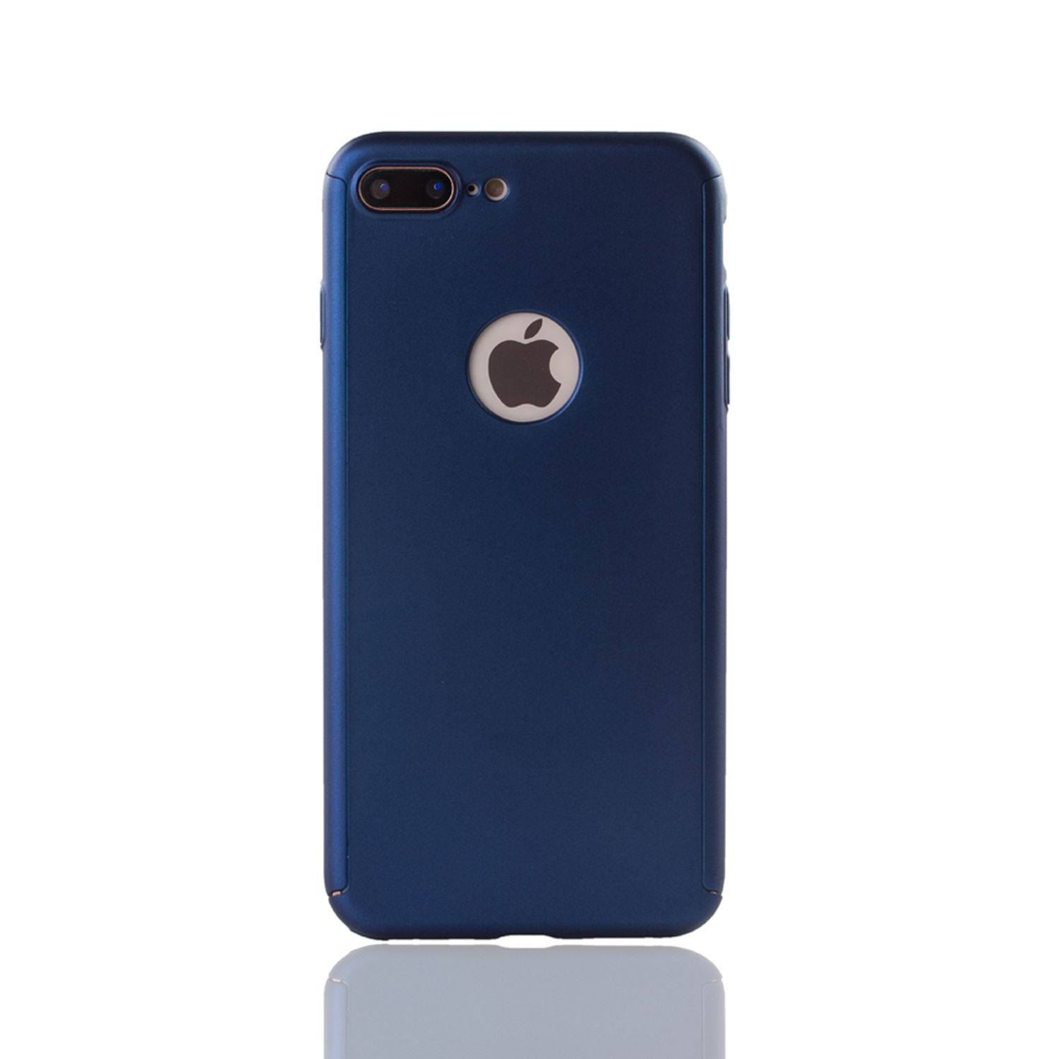 Plus, 7 Apple, Blau Cover, KÖNIG Schutz, 360 Full iPhone DESIGN Grad Handyhülle