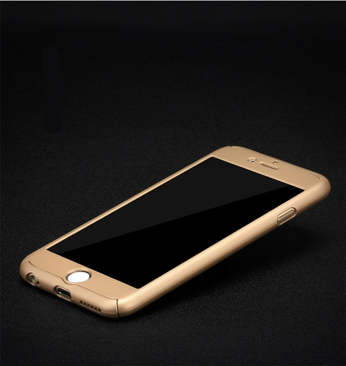 iPhone Handyhülle, 8 KÖNIG Apple, Gold Backcover, DESIGN Plus,
