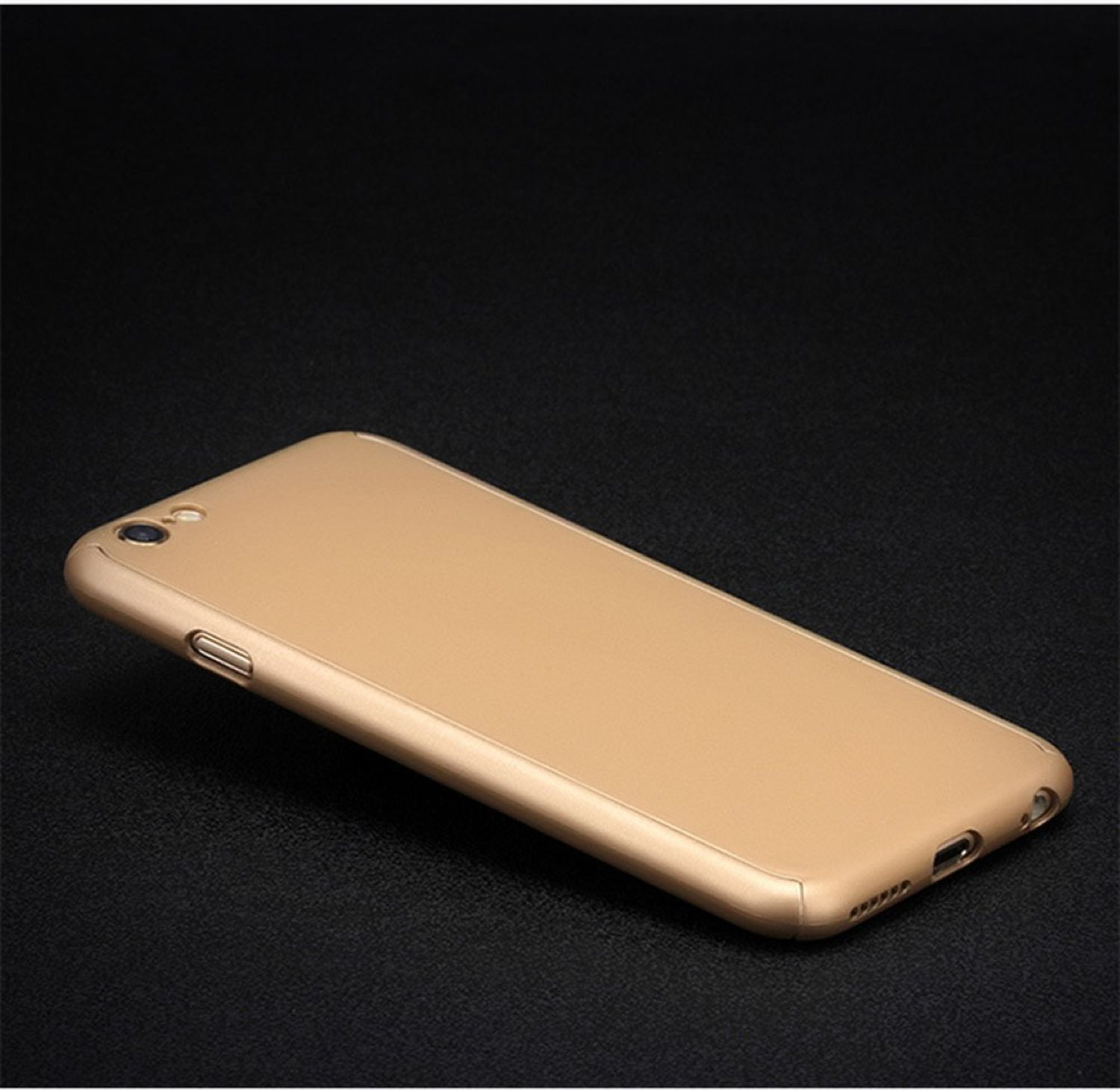 KÖNIG DESIGN Handyhülle 360 Grad Galaxy Cover, Gold Full Schutz, J5, Samsung