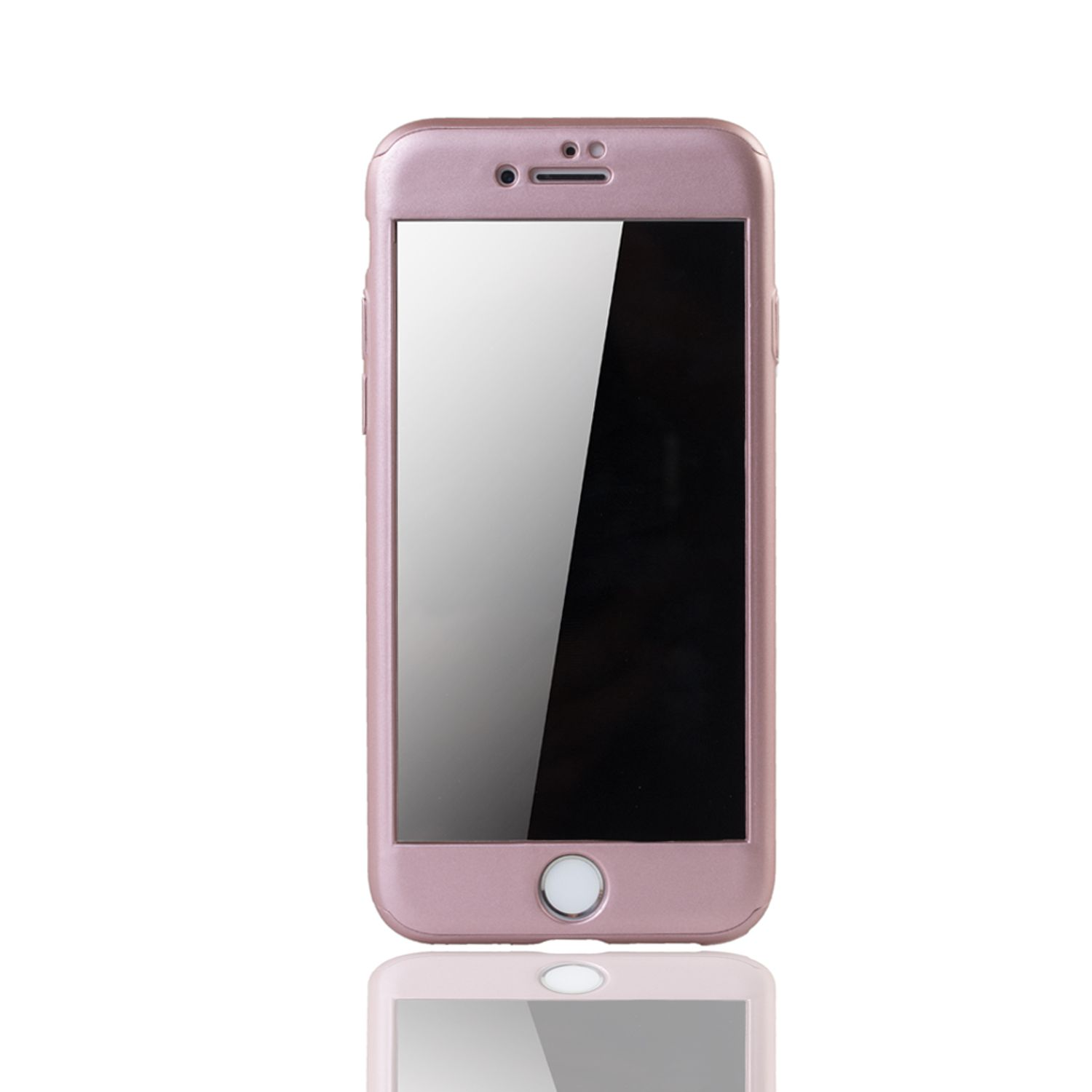 KÖNIG DESIGN Handyhülle 360 Rosa Full 6s, Grad Cover, / 6 iPhone Schutz, Apple