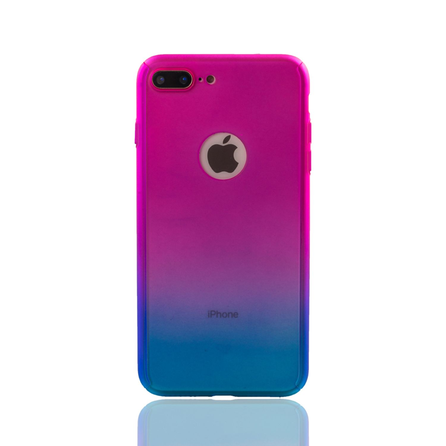 iPhone Mehrfarbig 360 KÖNIG Grad DESIGN Full Schutz, 7, Apple, Cover, Handyhülle