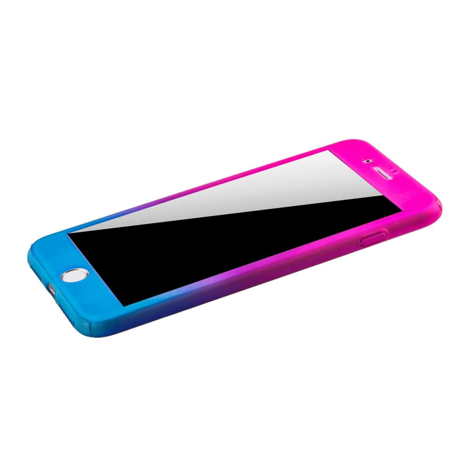 Mehrfarbig Apple, Handyhülle Grad KÖNIG DESIGN iPhone Schutz, Cover, 7, 360 Full