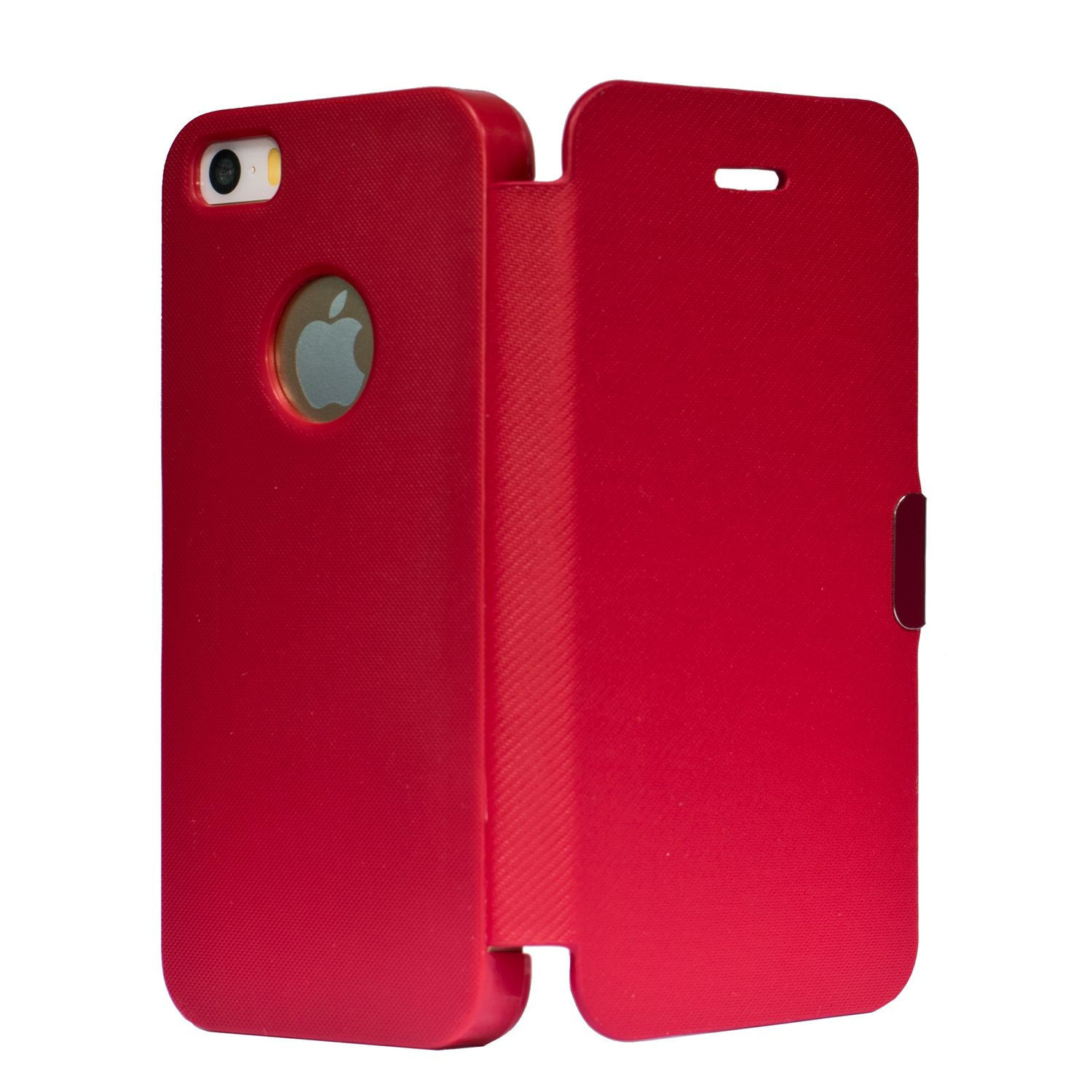 / Rot Apple, Backcover, DESIGN / 5 iPhone KÖNIG SE, 5s Handyhülle,
