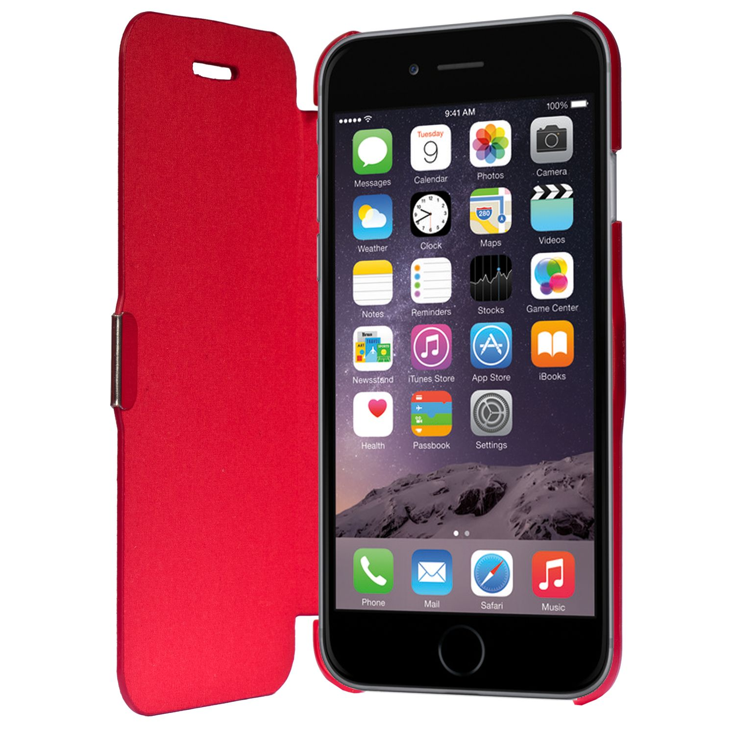KÖNIG DESIGN Apple, / Backcover, 6s, iPhone 6 Handyhülle, Rot