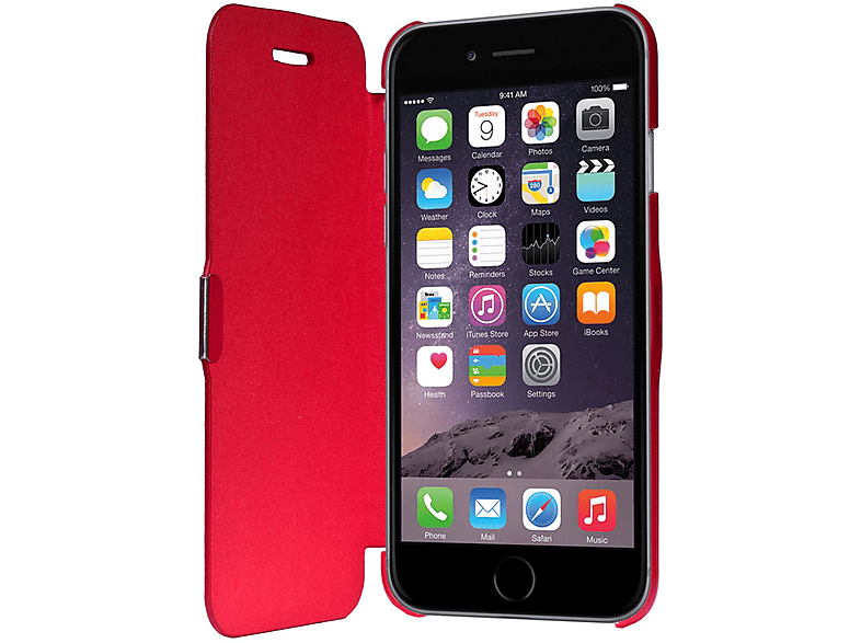 KÖNIG DESIGN Handyhülle, Backcover, Apple, iPhone 6 / 6s, Rot