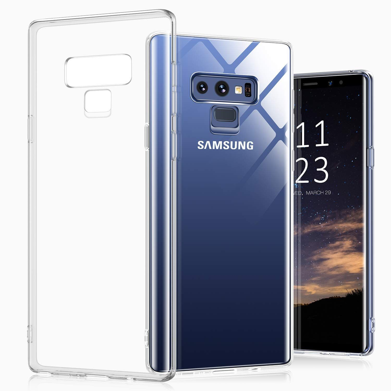 KÖNIG Transparent Bumper, DESIGN Note 9, Backcover, Ultra Handyhülle Samsung, Dünn Galaxy
