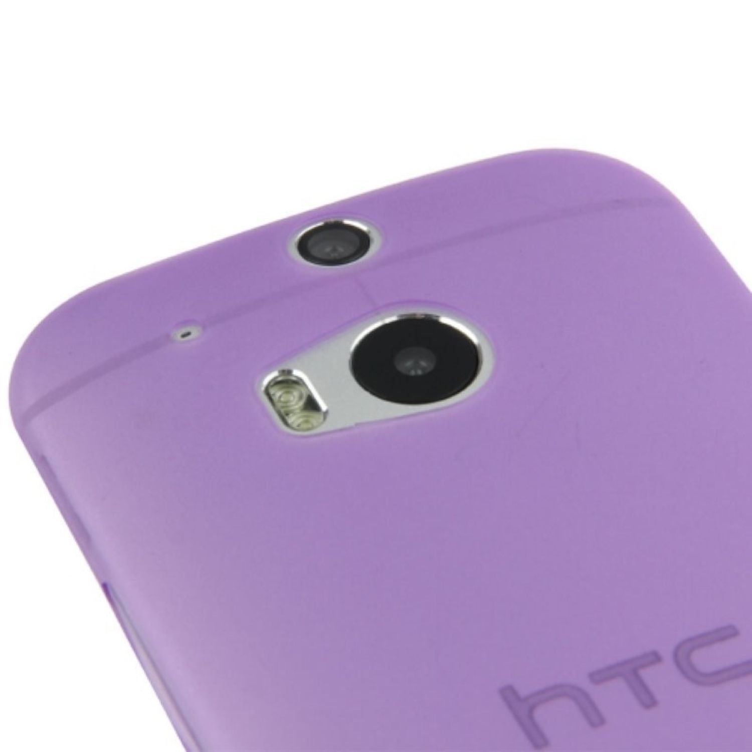 One HTC, Violett KÖNIG Backcover, DESIGN M8, Handyhülle,