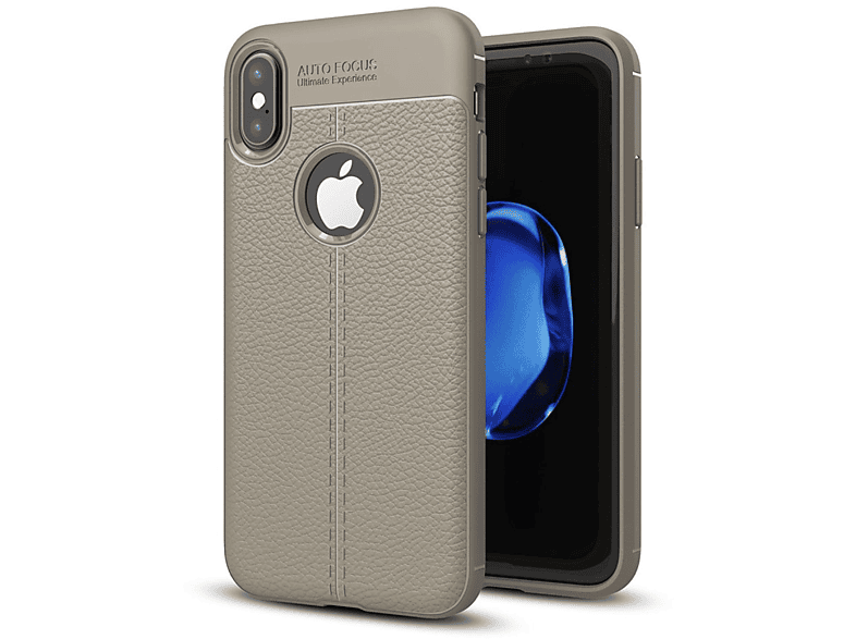Handyhülle, XS, Grau KÖNIG iPhone DESIGN Backcover, Apple,