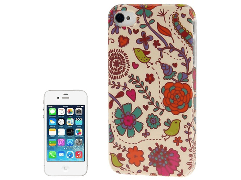 KÖNIG DESIGN Handyhülle, Backcover, Apple, Mehrfarbig 4s, 4 iPhone 
