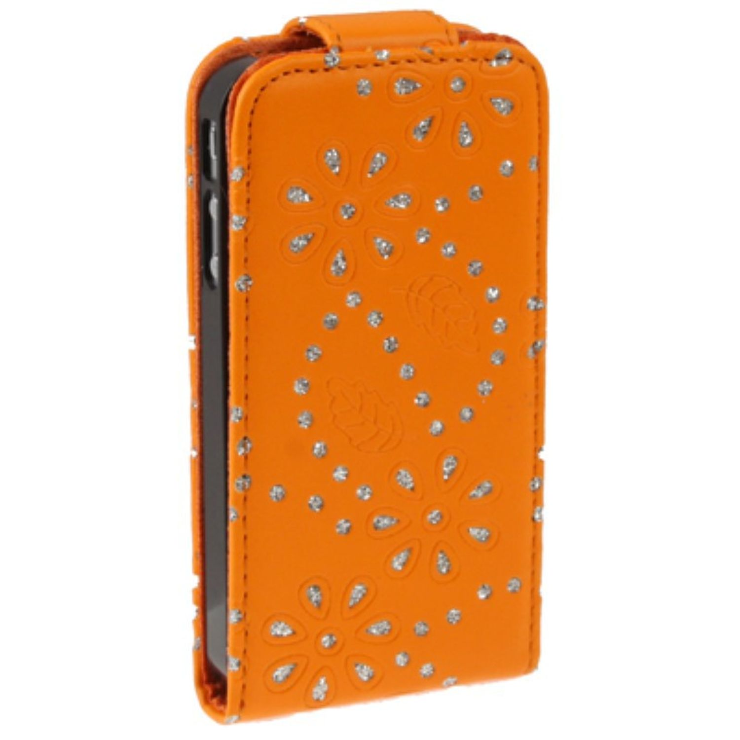 KÖNIG iPhone / Orange 4s, Backcover, DESIGN 4 Apple, Handyhülle,